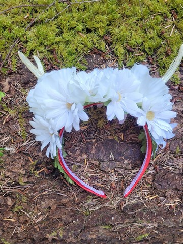 Flower Hairbands with Faux Antlers