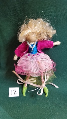 Fairy Doll & Accessories - 26 Piece Set - White Hair - Removable Clothes - Dollhouse - 6'' Tall - Handmade