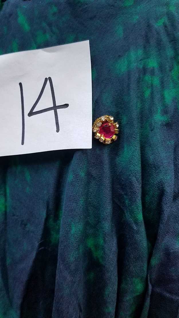 Tie Dye Dress - Dark Green & Dark Blue - Layered Skirt - Shoulder Ties - Smocked Bodice - Silk - One Size